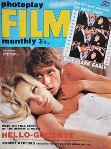 PHOTOPLAY OCT 1970 JULIE EGE, KELLY'S HEROES, CATCH 22, SUZANNA LEIGH, REDFORD - Picture 1 of 8