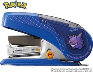 Pokemon Gengar stapler Comes with 1,000 staples HD-10NLK/B Japan Blue - Picture 1 of 4