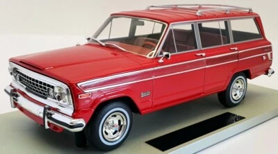 LS Collectibles 1/18 Scale Model Car LS037H - 1979 Jeep Grand Wagoneer - Red - Image 1 of 4