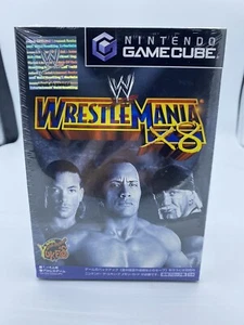 WWE WrestleMania X8 (Nintendo GameCube 2002) FACTORY SEALED Japan Import NEW - Picture 1 of 9