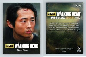 Glenn Rhee #C10 The Walking Dead Season 4 Pt2 Cryptozoic 2016 Character Card