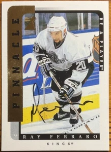 1996-97 Be A Player Autographs Ray Ferraro #139 Los Angeles Kings - Picture 1 of 2