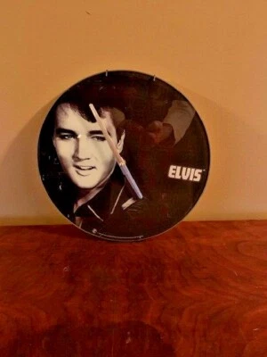 Relógio de parede Elvis Presley 12' vidro - Vandor - Imagem 1 de 3