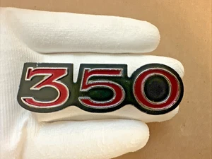 NOS Original 1968-1969 Pontiac Firebird "350" Front Hood Emblem 492434 Free SH - Bild 1 von 23