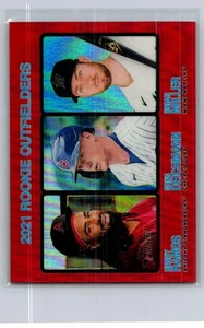 2022 Heritage Rookie Ramos/Deichmann/Miller Red Refractor #/573 - Picture 1 of 2