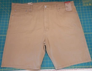 Levis 412 Herren Stretch Slim Fit 5 Pocket Jeans Shorts Beige Gr. W42 Neu mit Etikett - Bild 1 von 15