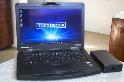 Panasonic Toughbook CF-54 MK2 i5-6300U 512GB SSD 16GB RAM 4G GPS New Batt 10 Hrs - Image 1 of 4