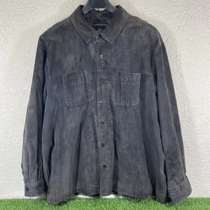 Croft & Barrow Herren 100% Wildleder Hemd Jacke Shacket Gr. XLT Braun Western Ranch - Bild 1 von 21
