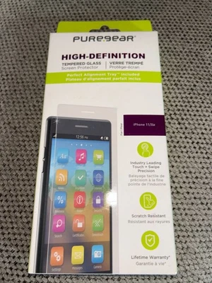 PureGear High-Definition Tempered Glass Screen Protector for Apple iPhone 11/XR - Image 1 of 2