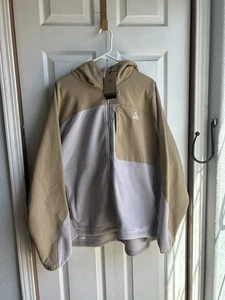 Neu mit Etikett Nike ACG Wolf Tree beige Jacke mit durchgehendem Reißverschluss Fallschirm HJ2458-297 160 $ Größe 2XL - Bild 1 von 10
