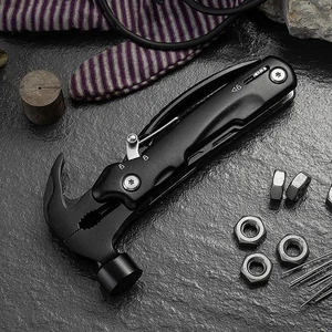 12 In 1 Multifunctional Hammer For Camping Backpacking Hiking Survival QIAA - Picture 1 of 18