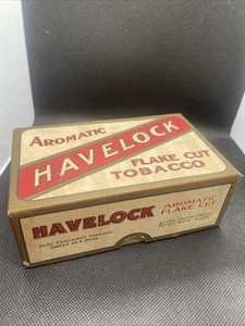 Vintage Havelock Flake Cut Tobacco 16oz Cardboard Box Melbourne - Excellent Cond - Picture 1 of 10