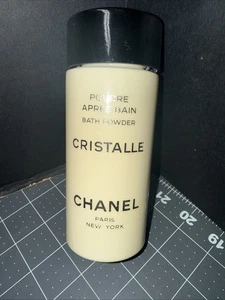 Vintage CHANEL Cristalle Bath Powder 5 Oz Unused - Picture 1 of 3