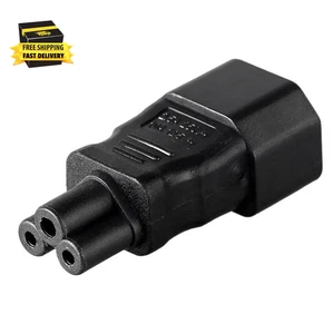 C14 to C5 Converter IEC 320 C14 Socket to C5 Plug Power Adapter 220V 1OA ⭐️⭐️⭐️⭐ - Picture 1 of 8