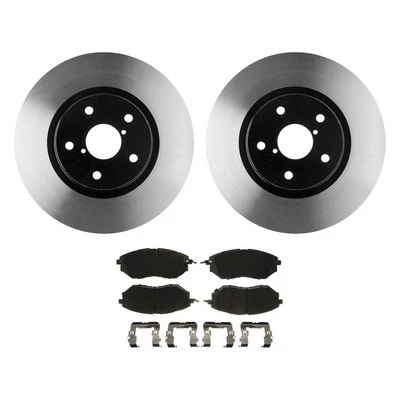 For Subaru WRX STI 15-21 ACDelco Silver Front Brake Kit w Ceramic Pads - Imagem 1 de 4