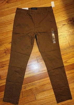 Pantalones chinos ajustados Aeropostale nuevos con etiquetas tostados talla 29x30 ajustados Foto 1 de 3