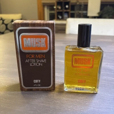 De colección Coty Musk Para Hombres After Shave Colonia Splash 4 FL OZ Nuevo/Sin Abrir Foto 1 de 4