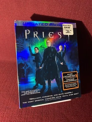 PRIEST 3D Blu-Ray Screen Gems 2011 W/ Slipcover FREE SHIPPING Foto 1 de 4