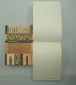 SET C9 BLOCK NOTIZBUCH NOTEPAD NOTEBOOK GÄNSEFEDERHALTER SCHRIFT KALLIGRAPHIE  - Bild 1 von 1