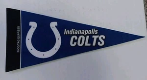 Indianapolis Colts Vintage NFL Football Mini Pennant 9"x4” Felt Banner - Picture 1 of 2