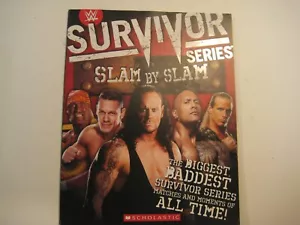WWE Survivor Series Slam by Slam Scholastic Kids' Wrestling Book Paperback - Picture 1 of 3