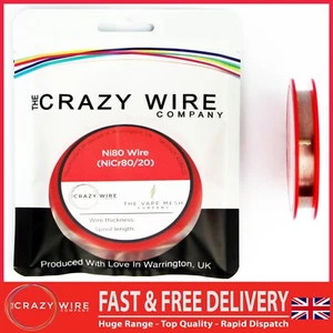 The Mesh Company Nichrome 80 Ni80 Φ 0.45mm Soft/Hard Wire NiCr80/20 Wire - 6.85Ω - Picture 1 of 3