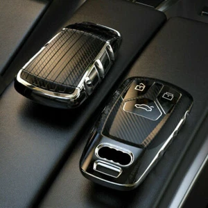TPU Car Key Fob Case Cover Holder Shell Protect For Audi A4 A5 A4L A6L Q3 Q5L Q7 - Picture 1 of 5