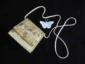 Gold Sequin Evening Handbag - Picture 1 of 4