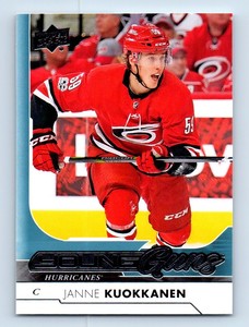 2017-18 Upper Deck young guns Janne Kuokkanen RC Carolina Hurricanes #213