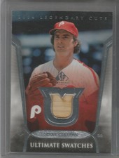 2004 SP Legendary Cuts Steve Carlton Ultimate Swatches Bat Card # US-SC (CSC)