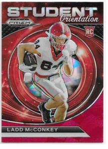 Selecciones de draft Panini Prizm 2024 Ladd McConkey orientación estudiantil hielo rojo radiocontrol - Imagen 1 de 2