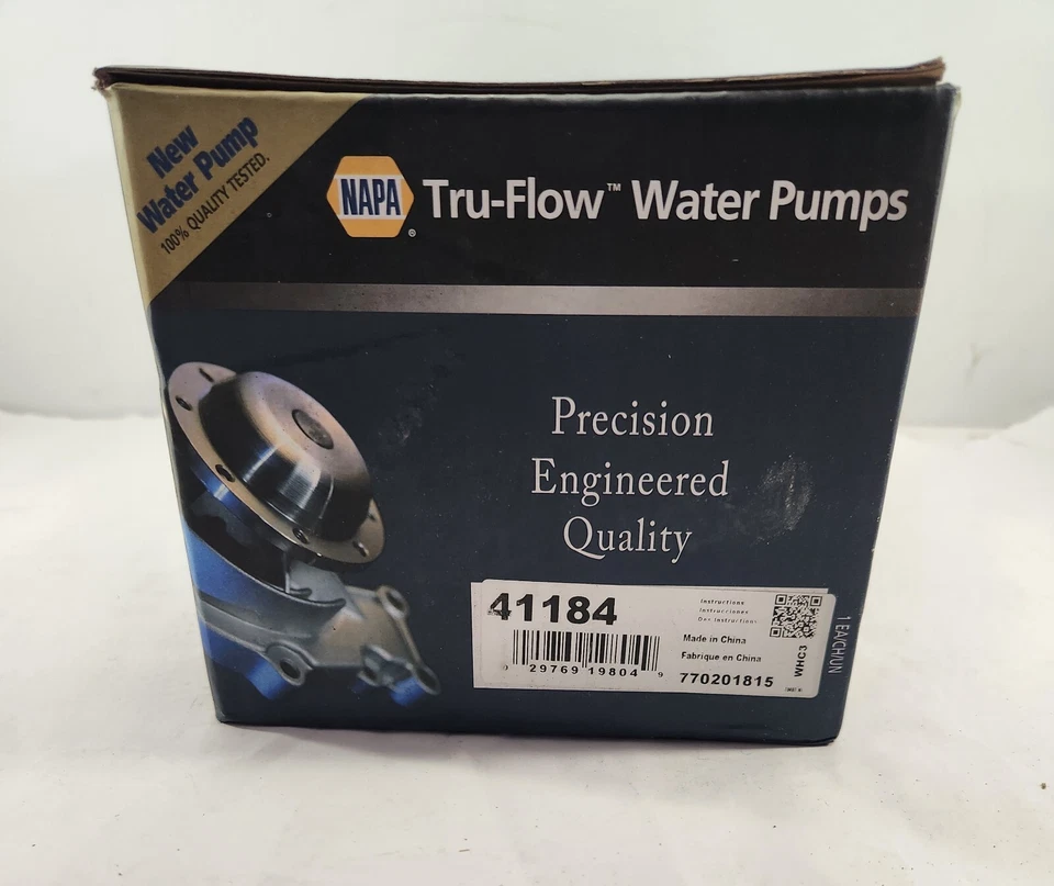 NAPA - 41184 - Bomba de agua estándar Tru-Flow - se adapta a Acura TLX RLX 2015-20 Foto 1 de 3