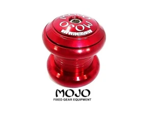 MOJO Fixed Gear Threadless Headset 30mm/34mm/1-1/8" RED - Picture 1 of 2