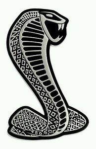 Cobra Snake Alumi Emblem Badge Decal Logo Rare for Ford Mustang Shelby GT GT500  - Bild 1 von 2