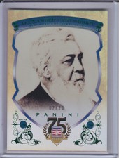 ALEXANDER CARTWRIGHT 2014 Panini Hall of Fame Blue Frame Green #02/10 #9 (C5605)