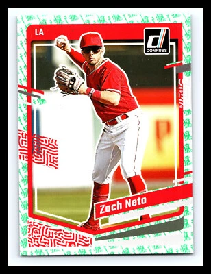 ⚾ ZACH NETO 2023 DONRUSS LIBERTY EMOJI SP RC # 103 - Image 1 of 2