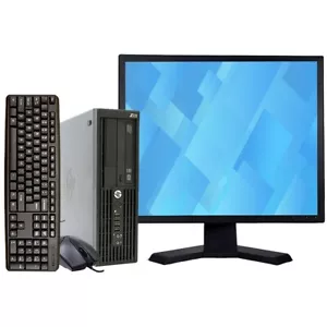 HP Desktop i5 Computer PC Windows 10 8GB RAM 250GB HD 19in LCD Monitor Wi-Fi - Picture 1 of 6