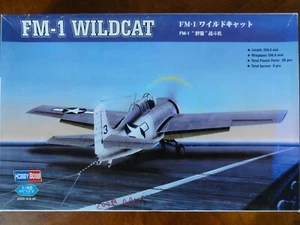 1/48 Hobby Boss GRUMMAN FM-1 WILDCAT SEGUNDA GUERRA MUNDIAL Navy Carrier Fighter kit sellado NUEVO - Imagen 1 de 1