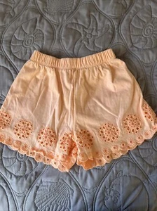 ZARA Girls Orange  Shorts Size 10 140cm Pre Owned - Picture 1 of 10