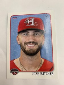 Josh Hatcher Card 2023 Hickory Crawdads Team Card
