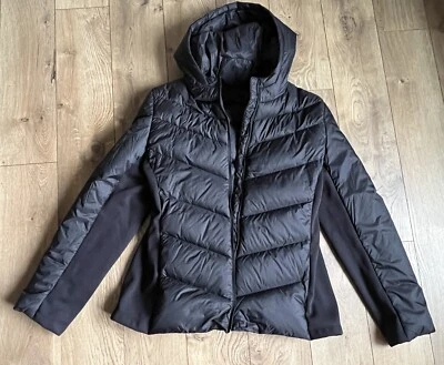 Chaqueta de plumón de pato con capucha negra Aspen talla XXL Foto 1 de 4