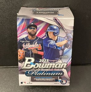 2023 Bowman Platinum MLB Baseball Blaster Box Brand New 4 ICE Parallel Cards Per