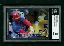 1996 Fleer Ultra Hitting Machines Juan Gonzalez #3 Texas Rangers BGS 8 NM-MT