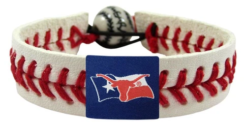 Texas Longhorns Classic Baseball Bracelet [NEW] NCAA Jewelry Wrist Necklace Cover