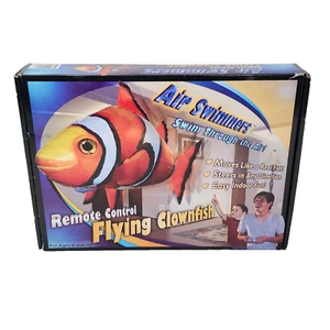 Air Swimmers Flying Clownfish RC Remote Control Indoor Only Floating Toy Kids - Picture 1 of 19