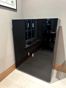 Black Lacquered Habitat Sideboard - Picture 1 of 5