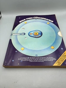 1976 Star Trek Concordance- First Print- Bjo Trimble-Cover Wheel Intact Signed - Picture 1 of 4