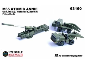 Dragon 1:72 63160 M65 ATOMIC ANNIE Gun, US Army, Heavy Motorized, Firing Mode - Picture 1 of 10