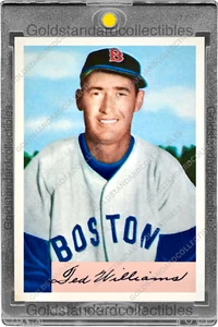 Ted Williams RARE BOWMAN REPRINT INVESTMENT CARD SSP TOPPS RED SOX HOF MVP MINT - Picture 1 of 2