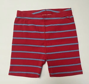 Hanna Andersson Pajama Shorts Boys 6 7 120 Red Blue Striped Bottoms Organic - Picture 1 of 3